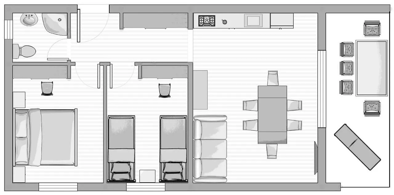 Apartment In Okrug Gornji With Two-Bedrooms 2 Trogir Croatia